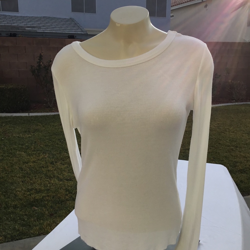 ✨Brandy Melville White Long Sleeve